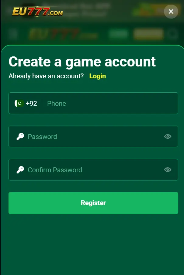 eu777 game register